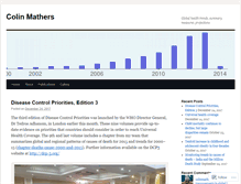 Tablet Screenshot of colinmathers.com